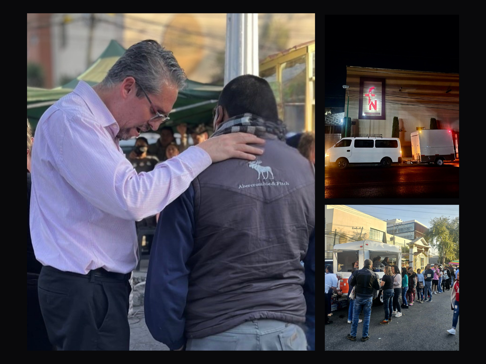 Equipo de Ciudad Refugio en hospital